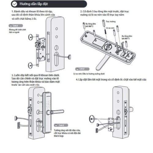 Lắp đặt Khóa điện tử Hafele DL7602 912.20.233
