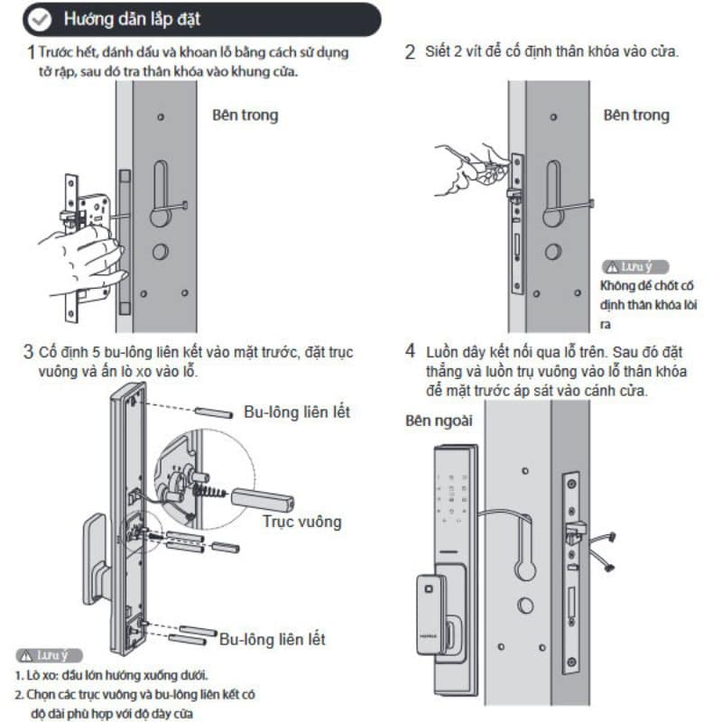 Lắp đặt Khóa điện tử Hafele PP8101 912.20.261 Lắp đặt Khóa điện tử Hafele PP8101 912.20.261