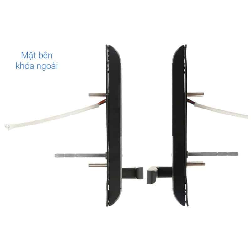 Mặt bên khóa cửa điện tử Hafele EL7500 912.05.717 màu xám Mặt bên khóa cửa điện tử Hafele EL7500 912.05.717 màu xám