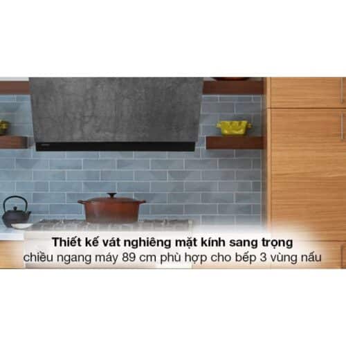 Máy hút mùi gắn tường mặt kính vân Hafele HH-WVS90A 533.86.003 5 Thiết kế Máy hút mùi gắn tường mặt kính vân Hafele HH-WVS90A 533.86.003