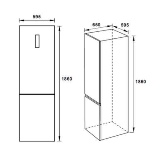 Tủ lạnh đơn ngăn đá dưới Hafele H-BF234 534.14.230 3 Tủ lạnh đơn ngăn đá dưới Hafele H-BF234 534.14.230 (2)