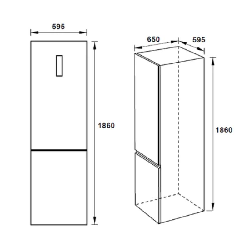 Tủ lạnh đơn ngăn đá dưới Hafele H-BF234 534.14.230 (2) Tủ lạnh đơn ngăn đá dưới Hafele H-BF234 534.14.230 (2)