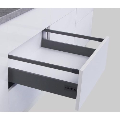 Ray hộp Hafele 552.77.085 Alto màu xám, H135X500m 3 Ảnh thực tế ray hộp Hafele 552.77.085 Alto màu xám, H135X500m