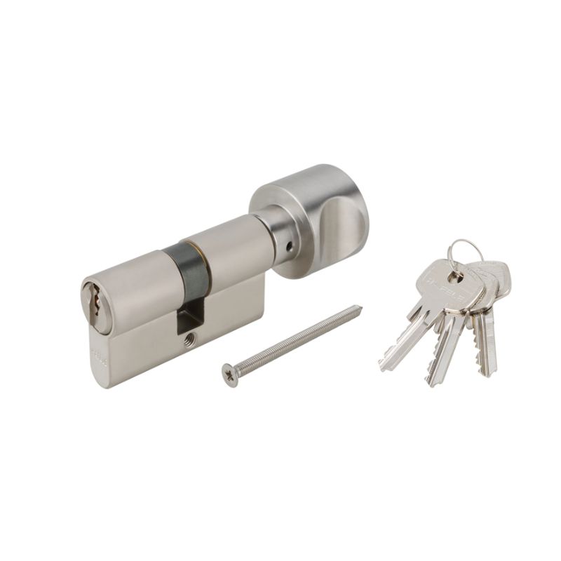 Ảnh thực tế ruột khóa 1 đầu chìa 1 đầu vặn Hafele 916.08.694, 81mm Đồng thau Ảnh thực tế ruột khóa 1 đầu chìa 1 đầu vặn Hafele 916.08.694, 81mm Đồng thau