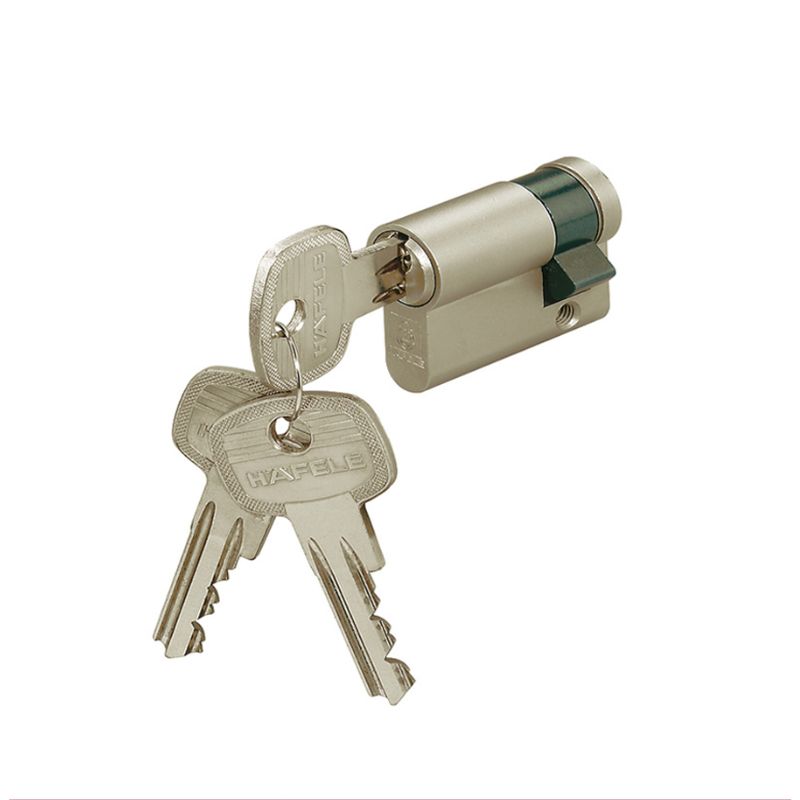 Ảnh thực tế ruột khóa 1 đầu Hafele 916.00.600, 55.5mm Đồng thau Ảnh thực tế ruột khóa 1 đầu Hafele 916.00.600, 55.5mm Đồng thau