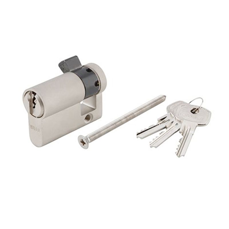 Ảnh thực tế ruột khóa 1 đầu Hafele 916.00.609, 60.5mm Đồng thau Ảnh thực tế ruột khóa 1 đầu Hafele 916.00.609, 60.5mm Đồng thau