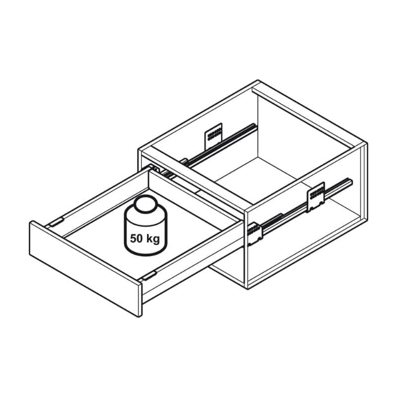 Sức chứa Bộ ngăn kéo Hafele 513.30.335 Matrix Box P50 16/92/1200/500 xám đậm Sức chứa Bộ ngăn kéo Hafele 513.30.335 Matrix Box P50 16/92/1200/500 xám đậm