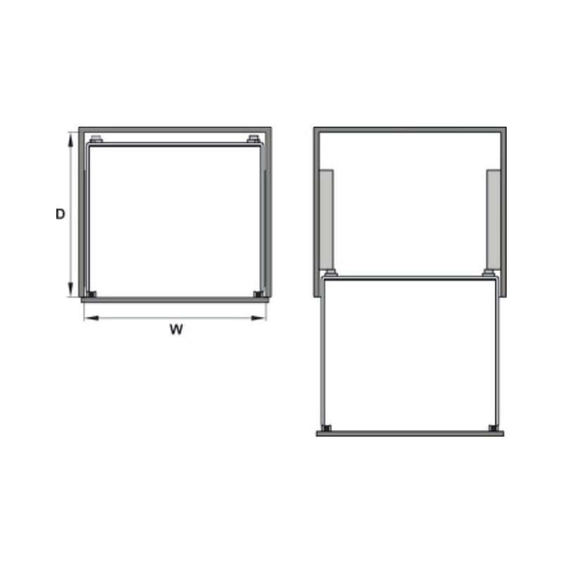 THiết kế của Bộ rổ chén đĩa CAPPELLA Cucina 549.08.005 Inox 304 THiết kế của Bộ rổ chén đĩa CAPPELLA Cucina 549.08.005 Inox 304