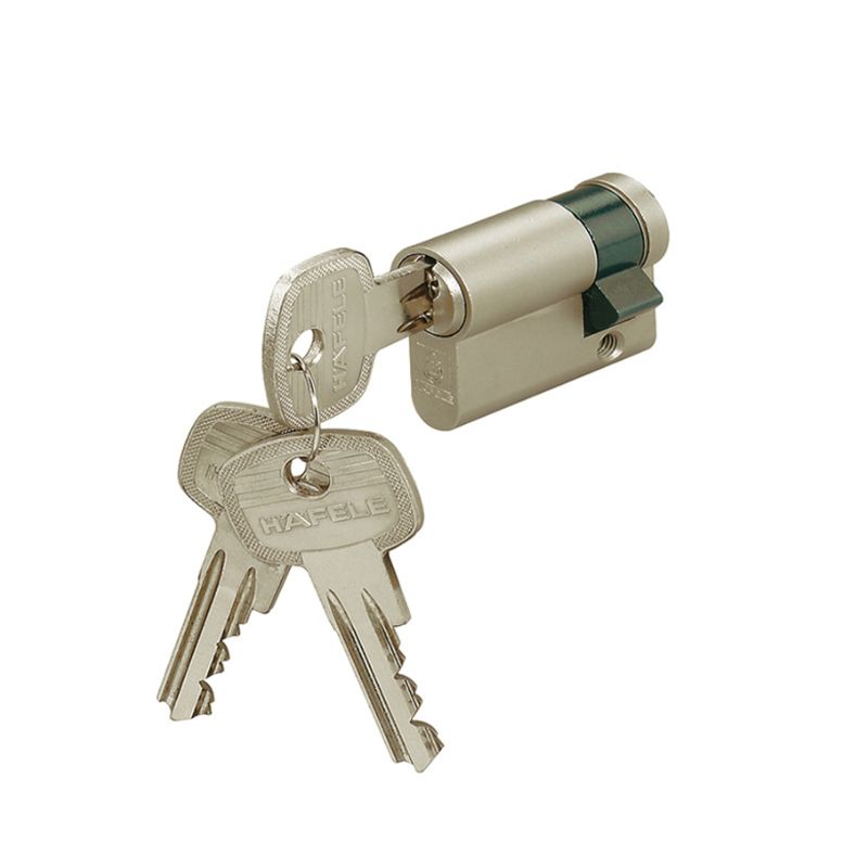 Ruột khóa 1 đầu Hafele 916.00.609, 60.5mm Đồng thau Ruột khóa 1 đầu Hafele 916.00.609, 60.5mm Đồng thau