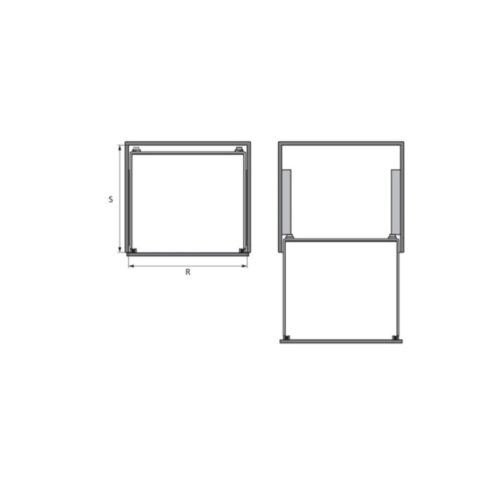 Bộ rổ bát đĩa Hafele 549.08.003 600mm 3 Bộ rổ bát đĩa Hafele 549.08.003 600mm