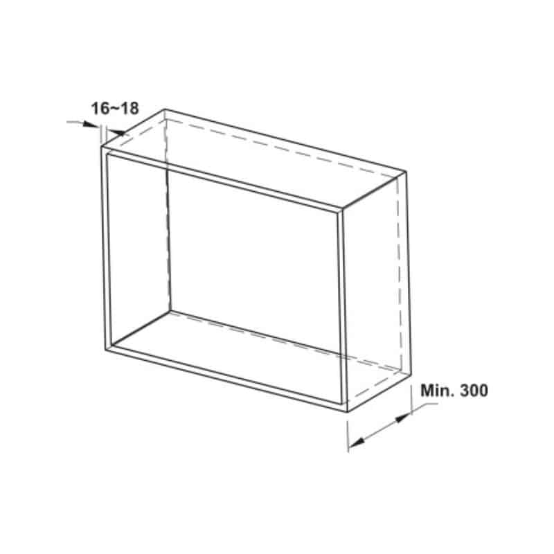 Bộ rổ bát đĩa Hafele Presto 544.40.023 600mm Bộ rổ bát đĩa Hafele Presto 544.40.023 600mm