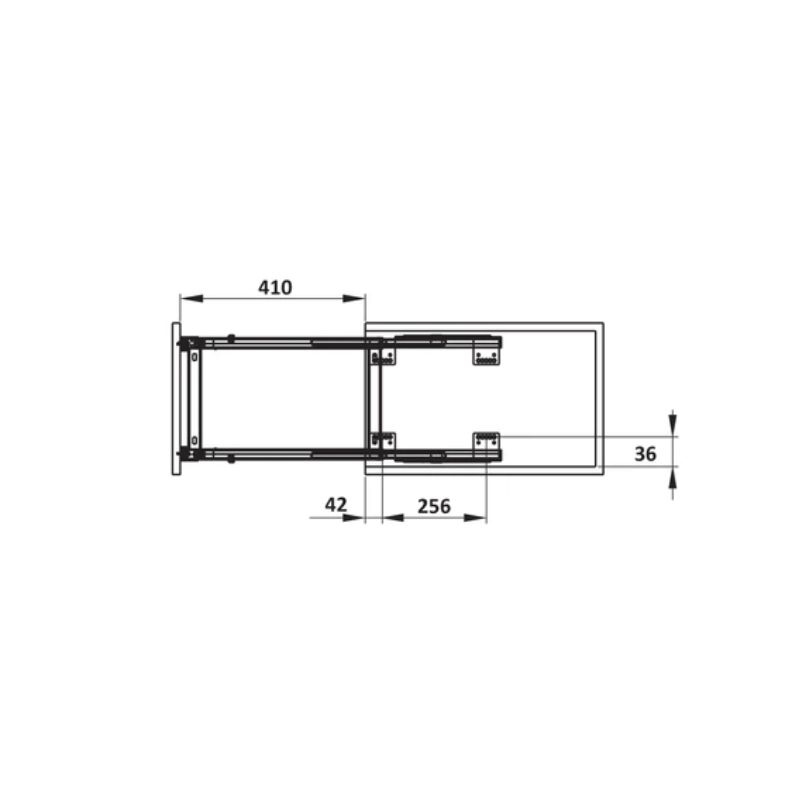 Bộ rổ dao thớt, chai lọ Hafele Sonata 549.20.012 200mm Bộ rổ dao thớt, chai lọ Hafele Sonata 549.20.012 200mm