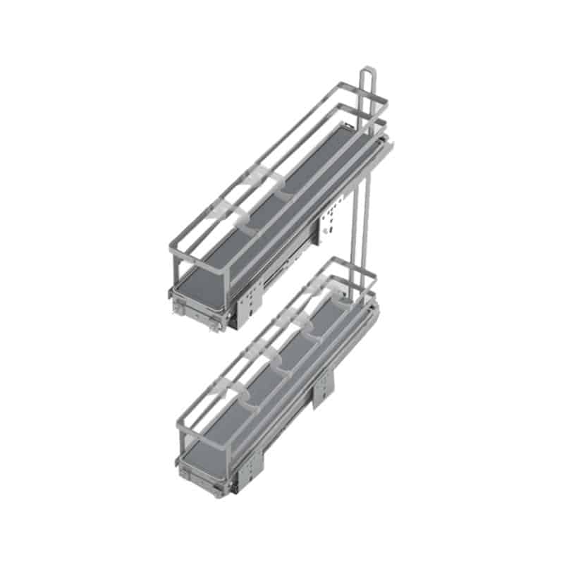 Bộ rổ gia vị Hafele Omero 549.20.890 150mm (trái) Bộ rổ gia vị Hafele Omero 549.20.890 150mm (trái)