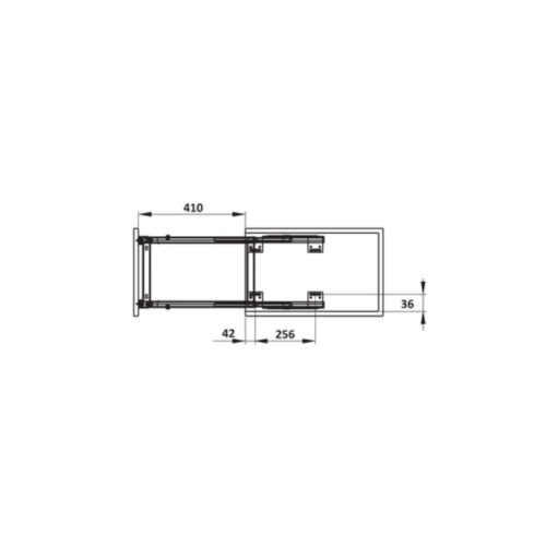 Bộ rổ gia vị Hafele Sonata 549.20.040 400mm 4 Bộ rổ gia vị Hafele Sonata 549.20.040 400mm