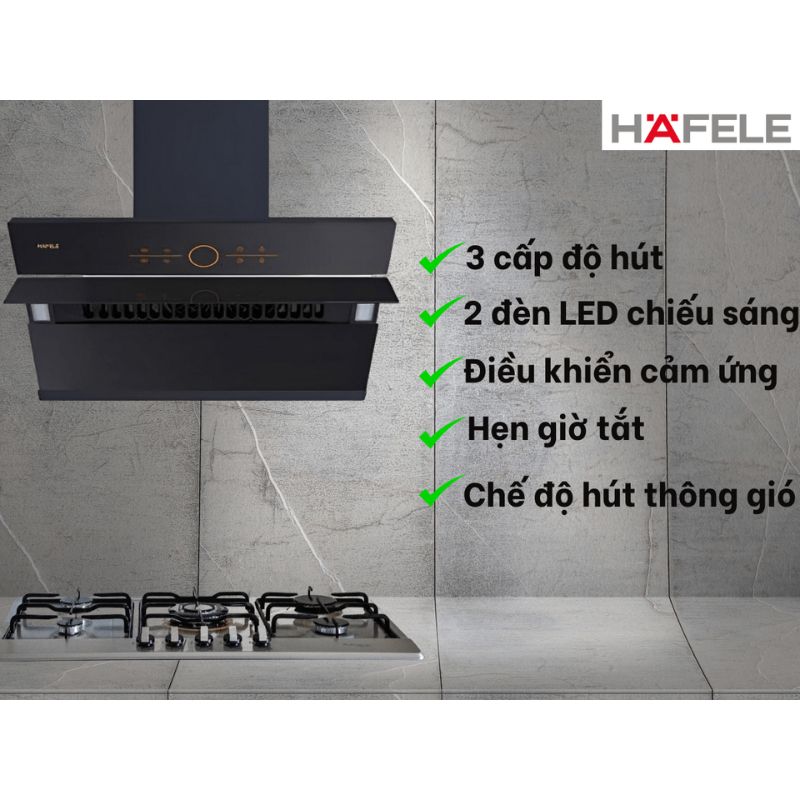 Hình ảnh máy hút mùi gắn tường Hafele HC-H901WB 533.83.655 Hình ảnh máy hút mùi Hafele 533.83.655