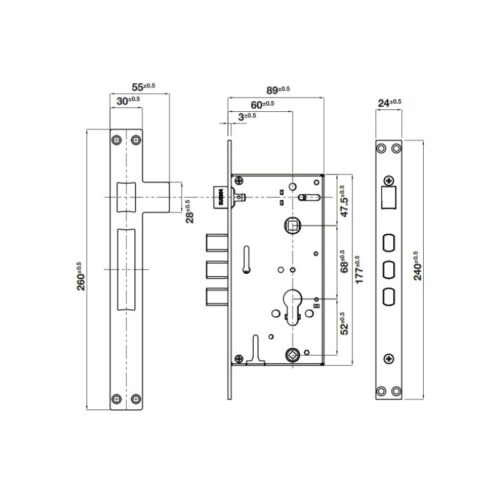 Khóa điện tử DL6000 Hafele 912.20.581 4 Thông số kỹ thuật khoá điện tử Hafele DL6000 912.20.581-1