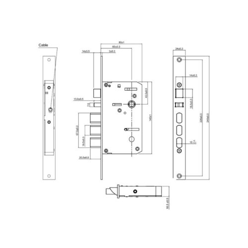 Khoá điện tử Hafele ML2503B 499.21.234 DDL seven black 5 kich thuoc khoa dien tu hafele ml2503b 499 21 234 ddl seven black