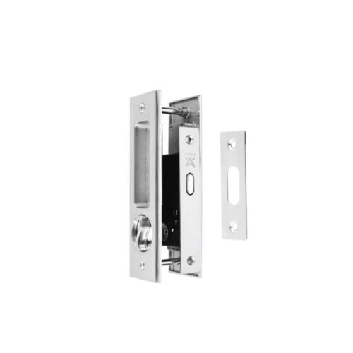 Bộ khóa kèm tay nắm hình chữ nhật cho cửa WC Häfele DIY 499.65.106