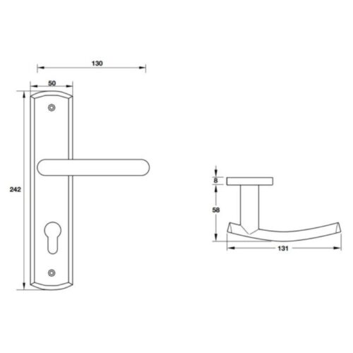 Tay nắm gạt C/C 72mm Hafele 903.98.467 3 kich thuoc tay nam gat c c 72mm hafele 903 98 467