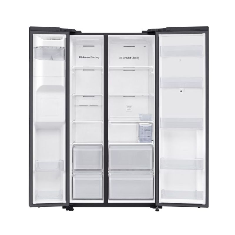 Bên trong tủ lạnh 2 cánh side by side 616 lít Samsung Family Hub RS64T5F01B4/SV Bên trong tủ lạnh 2 cánh side by side 616 lít Samsung Family Hub RS64T5F01B4/SV