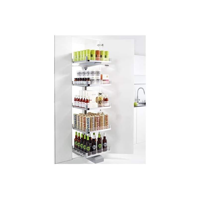 Ảnh thực tế rổ kéo Premio rộng 600mm 4 khay lắp trái Hafele 549.72.266 Ảnh thực tế rổ kéo Premio rộng 600mm 4 khay lắp trái Hafele 549.72.266