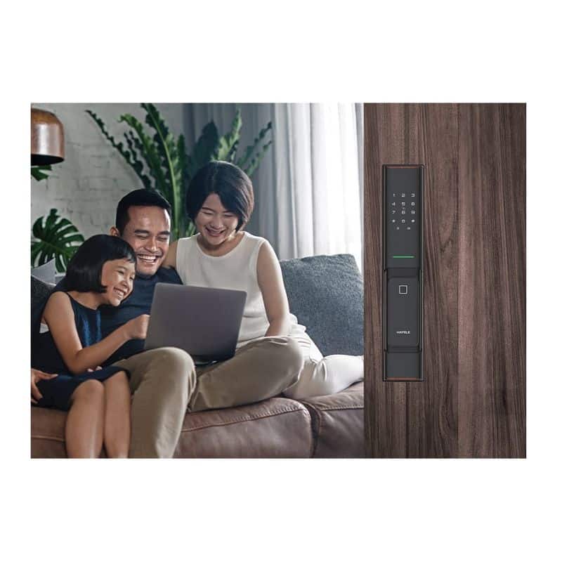 Ảnh thực tế Khóa cửa điện tử Hafele PP8100 912.05.695 Ảnh thực tế Khóa cửa điện tử Hafele PP8100 912.05.695