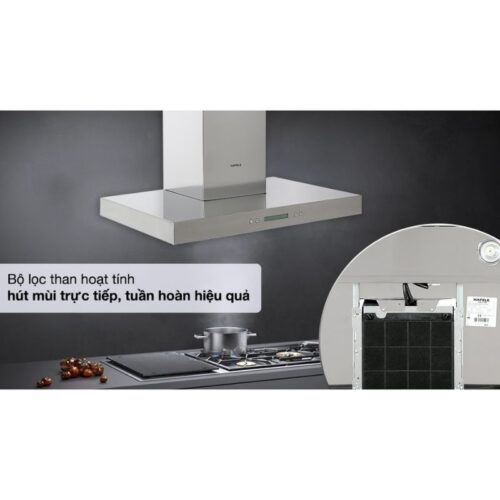 Máy hút mùi Hafele HH-WI70C 539.81.158 6 Bộ lọc than Máy hút khói khử mùi Hafele HH WI70C 539.81.158