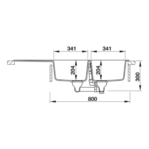 Chậu rửa bát Hafele Julius HS-GDD11650 570.35.460 6 thông số kỹ thuật của Chậu đá Hafele Julius HS-GDD11650 570.35.460
