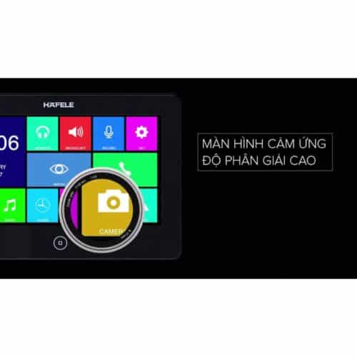 Màn hình cửa Hafele SLEEK 4.3" - Nút nhấn cảm ứng 959.23.084 4 Chức năng Màn hình cửa Hafele SLEEK 4.3
