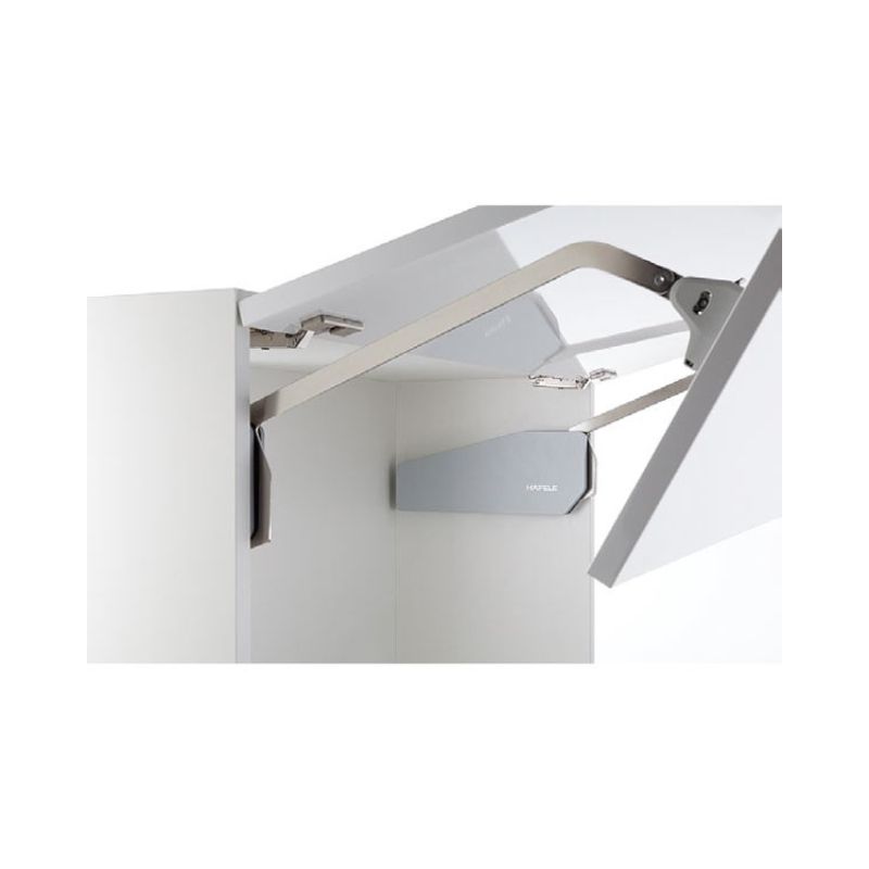 Bộ tay nâng FREE FOLD SHORT Hafele 493.05.735, xám Bộ tay nâng FREE FOLD SHORT Hafele 493.05.735, xám