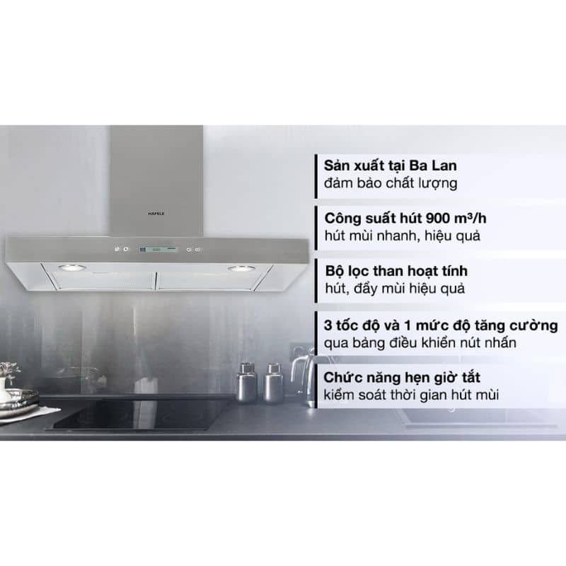 Máy hút khói khử mùi Hafele HH WI70C 539.81.158 Máy hút khói khử mùi Hafele HH WI70C 539.81.158