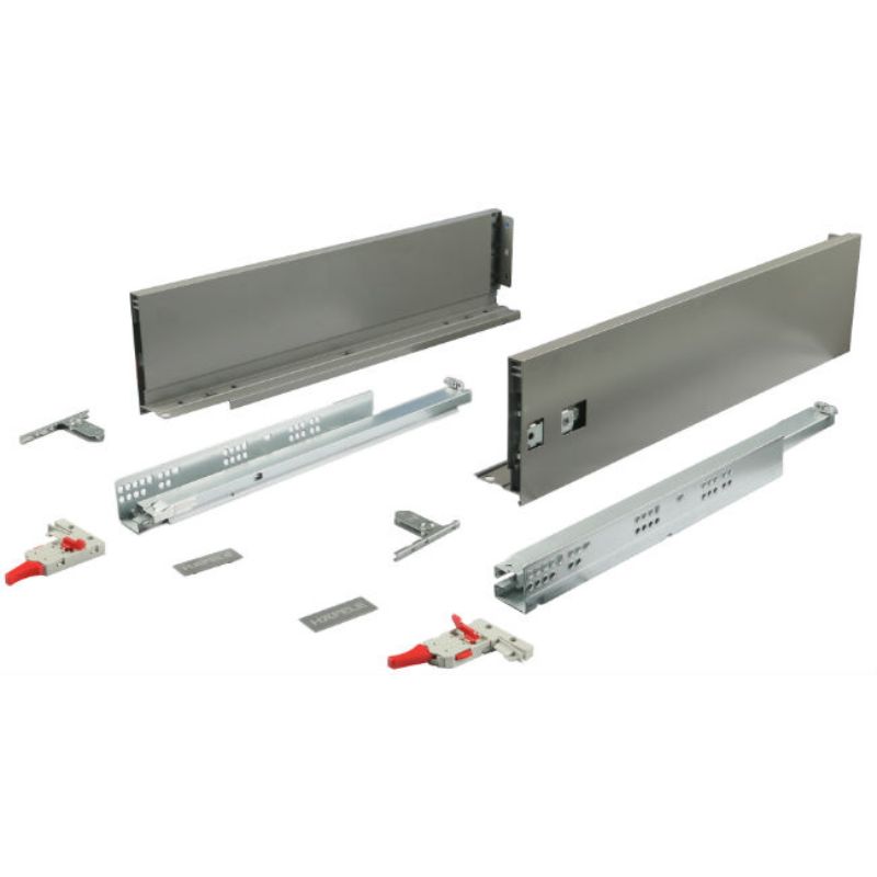 Ảnh thực tế ray hộp Hafele 552.49.335 Alto-S H120 mm màu xám đậm Ảnh thực tế ray hộp Hafele 552.49.335 Alto-S H120 mm màu xám đậm
