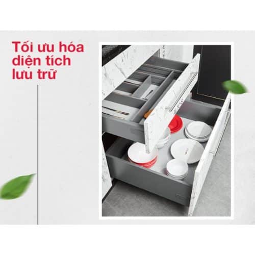 Ray hộp Alto-S chiều cao 120mm Hafele 552.36.745 3 Ảnh thực tế ray hộp Alto-S chiều cao 120mm Hafele 552.36.745