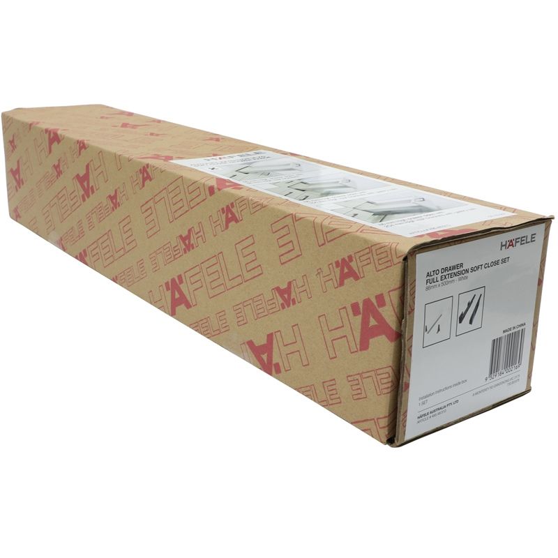 Đóng gói ray hộp Hafele 552.35.755 Alto S PTO trắng mờ H170/500mm Đóng gói ray hộp Hafele 552.35.755 Alto S PTO trắng mờ H170/500mm