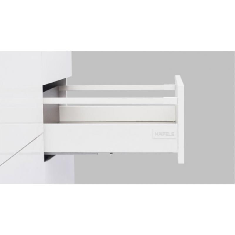 Mặt bên ray hộp Hafele 552.55.716 Alto-S H80 mm màu trắng mờ Mặt bên ray hộp Hafele 552.55.716 Alto-S H80 mm màu trắng mờ