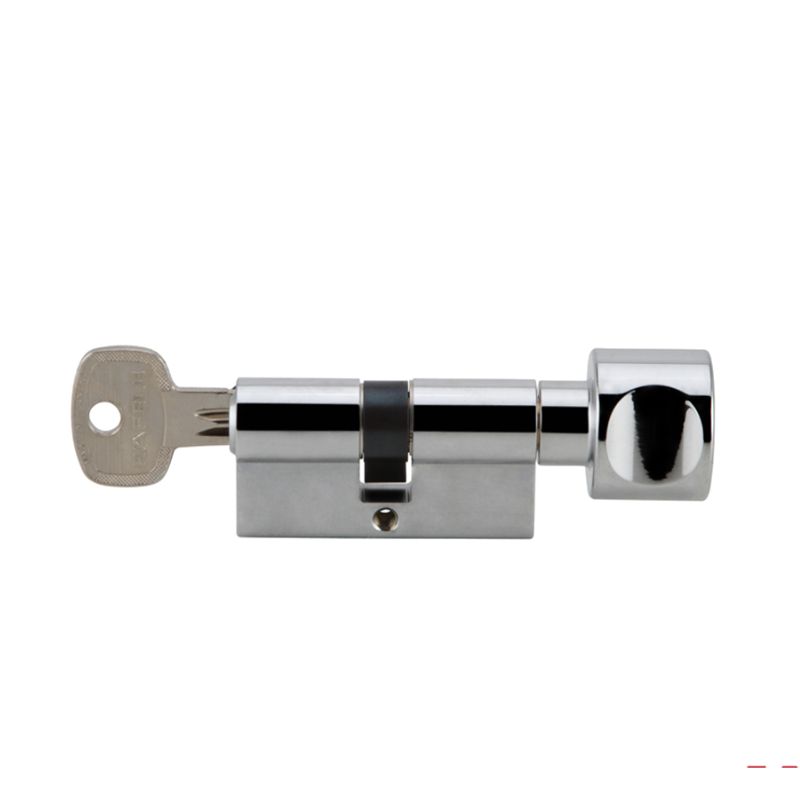 Mặt bên ruột khóa 1 đầu chìa 1 đầu vặn Hafele 916.08.672, 63mm Đồng thau Mặt bên ruột khóa 1 đầu chìa 1 đầu vặn Hafele 916.08.672, 63mm Đồng thau