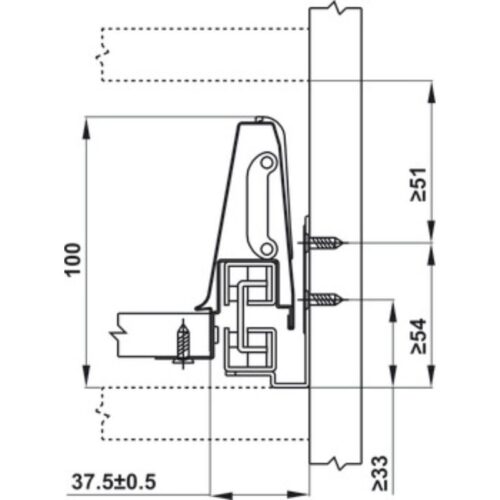 Ray hộp Hafele 552.03.781 Inner Alto âm giảm chấn H84xD300mm trắng mờ 3 Ray hộp Hafele 552.03.785 Inner Alto âm giảm chấn H84xD500mm trắng mờ (1)