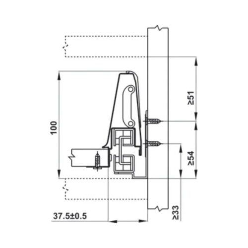 Ray hộp Hafele 552.03.785 Inner Alto âm giảm chấn H84xD500mm trắng mờ 3 Ray hộp Hafele 552.03.785 Inner Alto âm giảm chấn H84xD500mm trắng mờ (1)