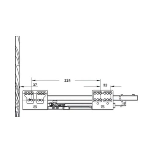 Ray hộp Hafele 552.03.785 Inner Alto âm giảm chấn H84xD500mm trắng mờ 6 ray hop hafele 552 03 785 inner alto am giam chan h84xd500mm trang mo 4