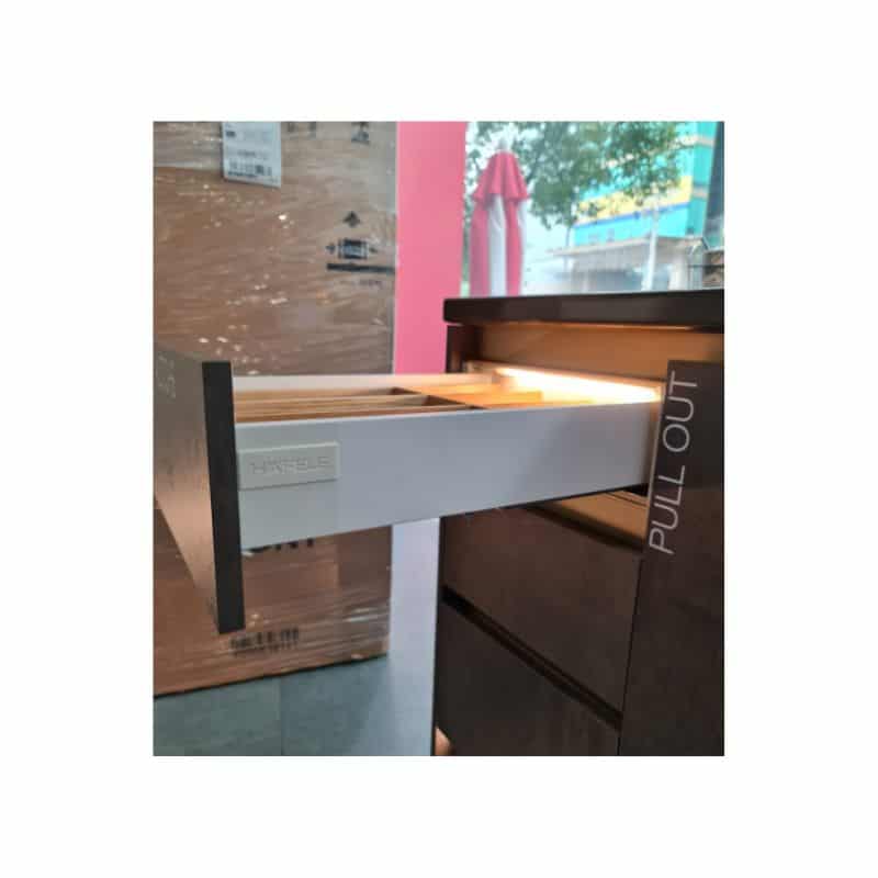 Ảnh Ray hộp Hafele 552.35.735 Alto-S X1 chức năng nhấn mở màu trắng Ảnh Ray hộp Hafele 552.35.735 Alto-S X1 chức năng nhấn mở màu trắng