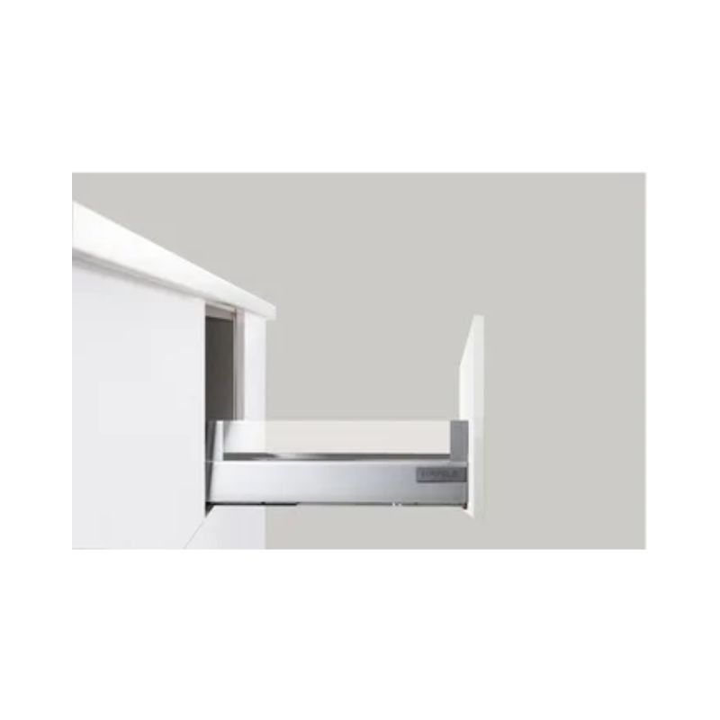 Ray hộp kính Hafele 552.03.795 Alto giảm chấn màu trắng mờ H84xD500mm Ray hộp kính Hafele 552.03.795 Alto giảm chấn màu trắng mờ H84xD500mm