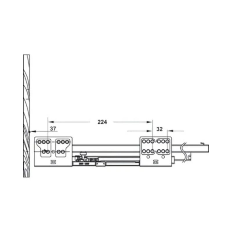 Ray hộp Hafele 552.03.085 Inner Alto âm giảm chần H84xD500mm xám đậm(1) Ray hộp Hafele 552.03.085 Inner Alto âm giảm chần H84xD500mm xám đậm(1)