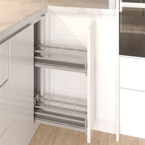 Bộ rổ gia vị Hafele Omero 549.20.840 150mm (phải) 4 Ảnh thực tế bộ rổ gia vị Hafele Omero 549.20.840 150mm (phải)
