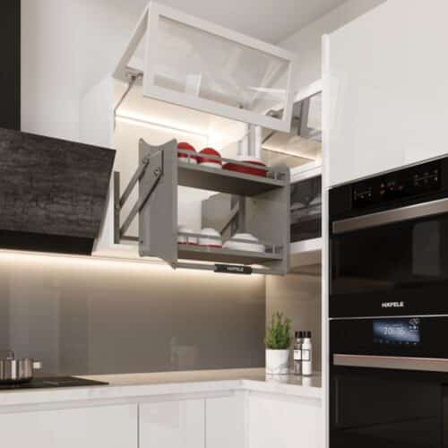 Bộ rổ nâng hạ Hafele Oria 504.76.817 800mm 6 Ảnh thực tế bộ rổ nâng hạ Hafele Oria 504.76.817 800mm