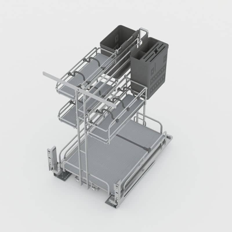 Bộ rổ gia vị dao thớt Hafele Omero 595.00.806 450mm Bộ rổ gia vị dao thớt Hafele Omero 595.00.806 450mm