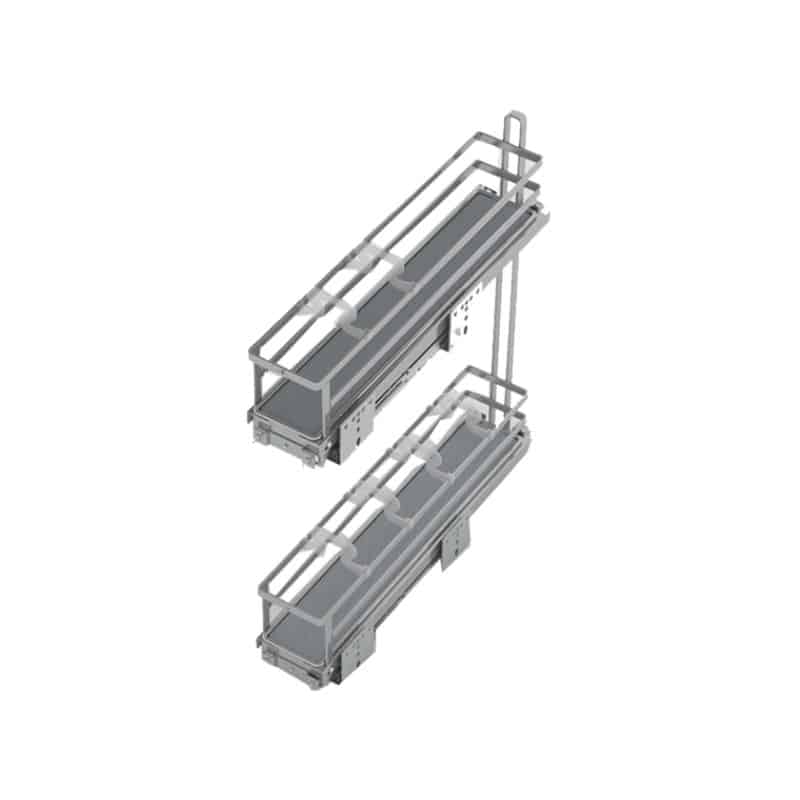 Bộ rổ gia vị Hafele Omero 549.20.840 150mm (phải) Bộ rổ gia vị Hafele Omero 549.20.840 150mm (phải)