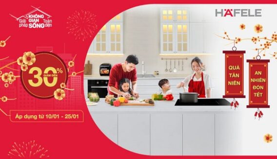 An nhiên đón tết cùng Häfele với ưu đãi lên đến 30% 1 An nhiên đón tết cùng Häfele với ưu đãi lên đến 30%