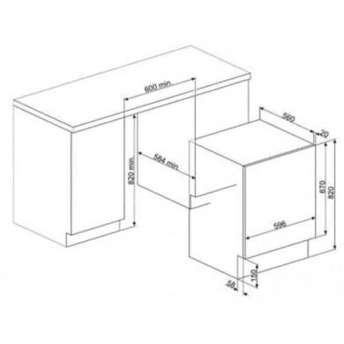 Máy giặt kết hợp sấy cửa trước Hafele WDI14C7-2 536.94.160 7 Lắp đặt máy giặt kết hợp sấy cửa trước Hafele WDI14C7-2 536.94.160