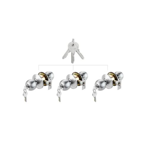 Bộ khóa tròn có chìa chủ Hafele 489.93.252