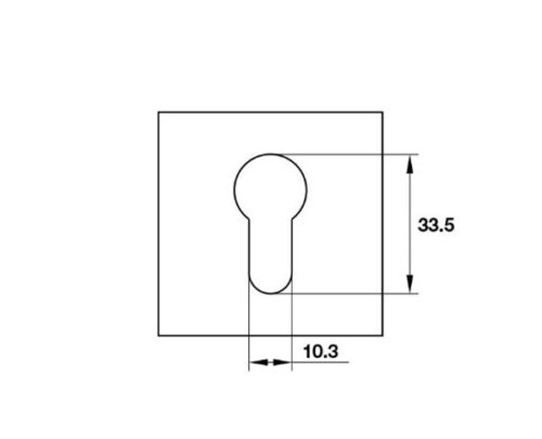 Nắp che ruột khóa vuông Hafele 903.58.204 3 nap che ruot khoa vuong hafele 903 58 204